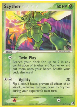 Scyther #46/115 — EX Forze Segrete