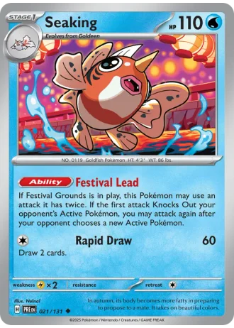 Seaking #021/131 — Prismatic Evolutions