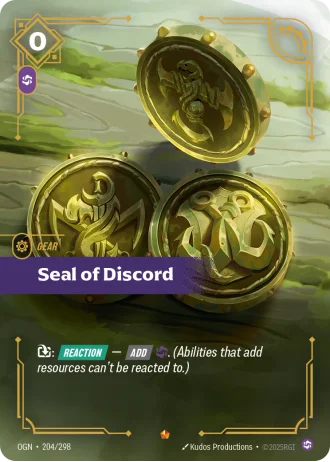 Seal of Discord #204/298 — Origins