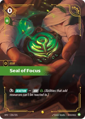 Seal of Focus #226/221 — Spiritforged