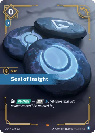 Seal of Insight #120/298 — Origins