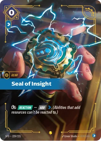 Seal of Insight #229/221 — Spiritforged