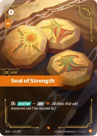 Seal of Strength #163/298 — Origins