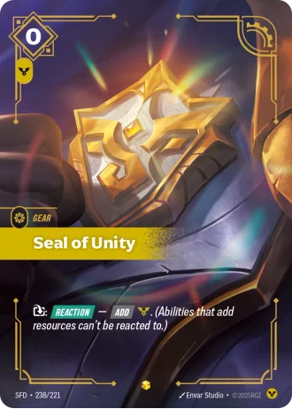 Seal of Unity #238/221 — Spiritforged