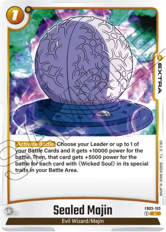 Sealed Majin FB03-103 — Raging Roar (FB03)