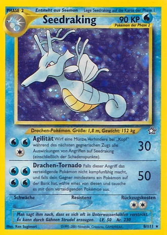 Seedraking (1. Edition) #8/111 — Neo Genesis (1. Edition)