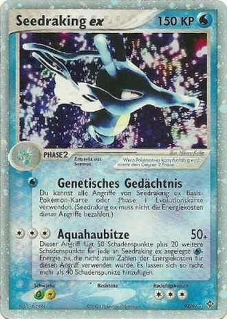 Seedraking ex #92/97 — EX Drache