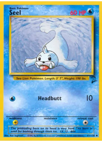 Seel #61/130 — Base Set 2