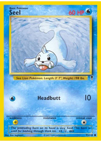 Seel #92/110 — Legendary Collection