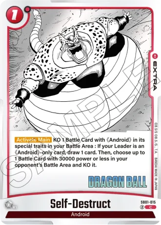 Self-Destruct  SB01-015 — Manga Booster 01 (SB01)
