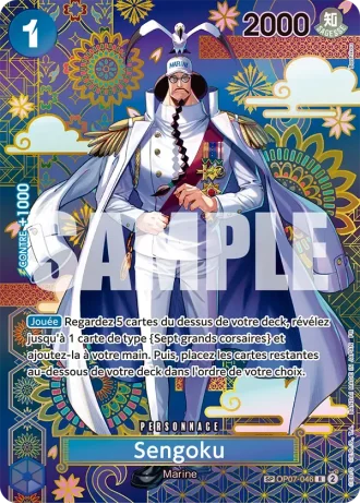 Sengoku (OP07-046) (Alternative Art) — Les Sept de la Mer d'Azur (OP14-EB04)