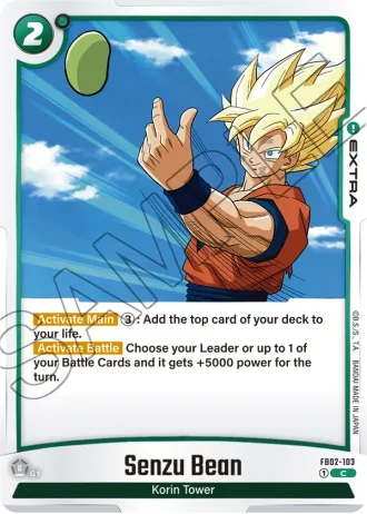 Senzu Bean FB02-103 — Blazing Aura (FB02)