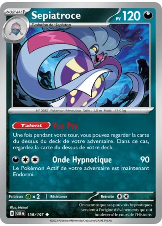Sepiatroce #138/197 — Flammes Obsidiennes
