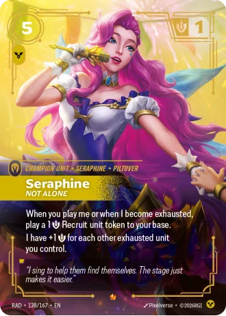 Seraphine, Not Alone #138/167 — Radiance