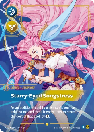 Seraphine, Starry-Eyed Songstress #174/167 — Radiance