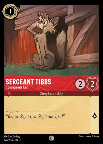 Sergeant Tibbs - Courageous Cat #124/204 — The First Chapter