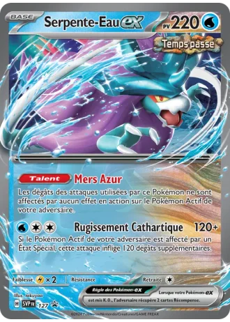 Serpente-Eau ex #127 — Écarlate & Violet Promos