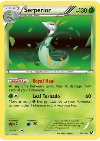 Serperior #6 — Black & White