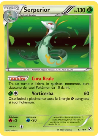 Serperior #6/114 — Nero e Bianco