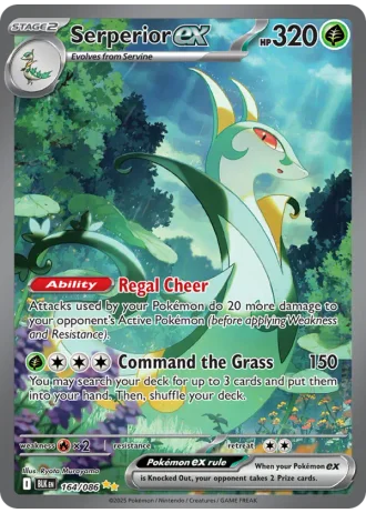 Serperior ex #164/86 — Black Bolt