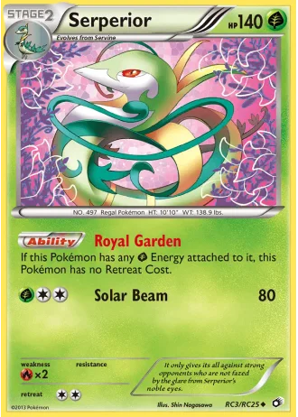 Serperior RC3/25 — Radiant Collection (Legendary Treasures)