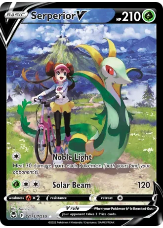 Serperior V TG13/30 — Trainer Gallery (Silver Tempest)