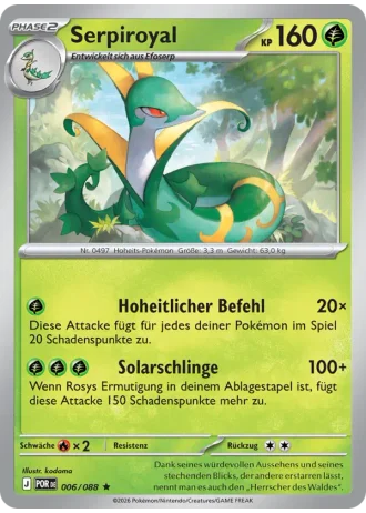 Serpiroyal #006/88 — Optimale Ordnung