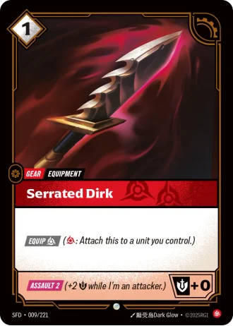 Serrated Dirk #009/221 — Spiritforged