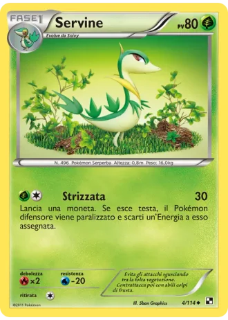 Servine #4/114 — Nero e Bianco