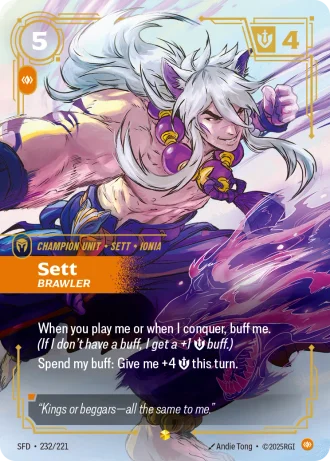 Sett, Brawler #232/221 — Spiritforged