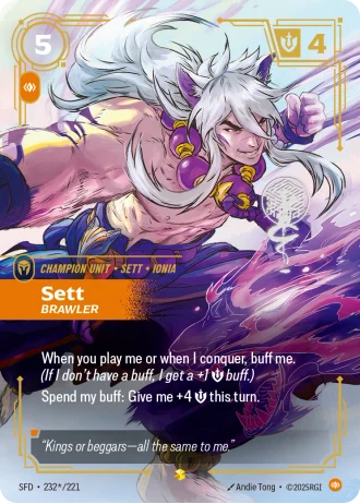 Sett, Brawler #232*/221 — Spiritforged