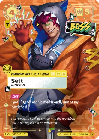 Sett, Kingpin #183/167 — Radiance