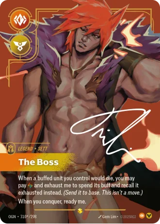 Sett, The Boss #310*/298 — Origins