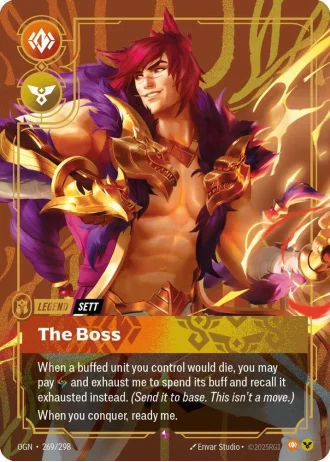 Sett, The Boss (Metal) (Best Of) #269/298 — Organized Play Promos
