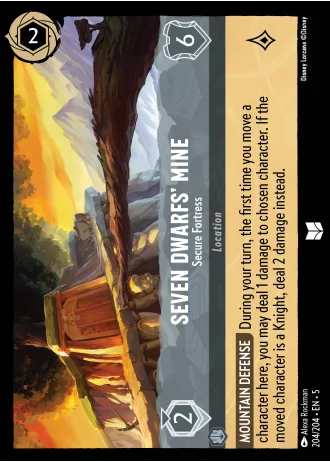 Seven Dwarfs' Mine - Secure Fortress #204/204 — Shimmering Skies