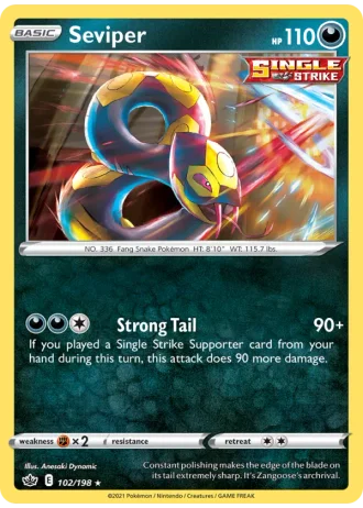 Seviper #102/198 — Chilling Reign