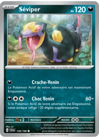 Séviper #128/198 — Écarlate et Violet