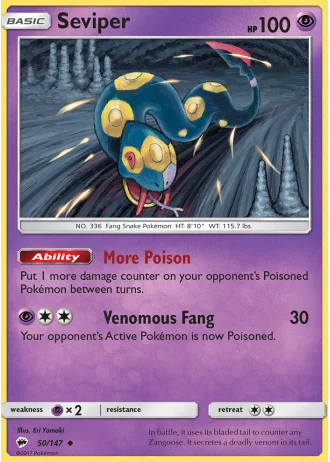 Seviper #50 — Burning Shadows