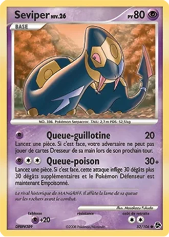 Seviper #52/106 — Duels au Sommets