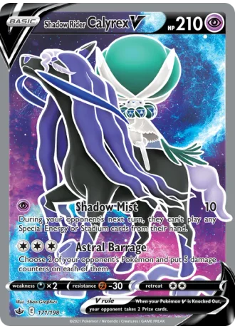 Shadow Rider Calyrex V #171/198 — Chilling Reign