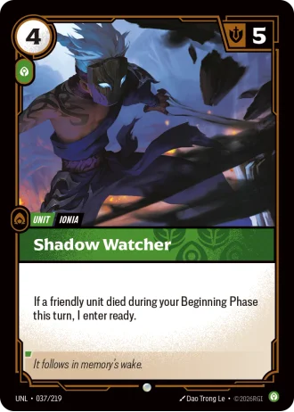 Shadow Watcher #037/219 — Unleashed
