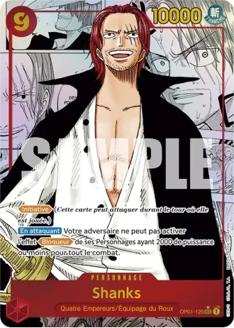 Shanks (OP01-120) (Reprint) — ONE PIECE CARD THE BEST (PRB01)
