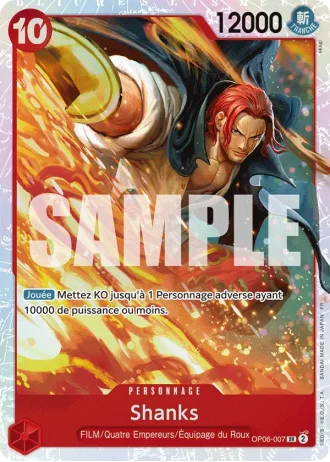 Shanks (OP06-007) (Reprint) — ONE PIECE CARD THE BEST vol.2 (PRB02)