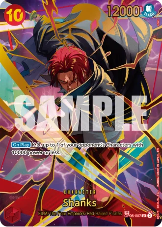 Shanks (OP06-007) (Special Rare) — One Piece Card The Best Vol.2(PRB02)