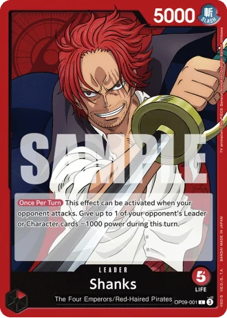 Shanks (OP09-001) — Emperors in the New World (OP09)