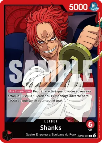 Shanks (OP09-001) — Les Nouveaux Empereurs (OP09)