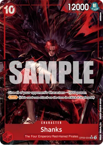Shanks (OP09-004) (Alternative Art) — Emperors in the New World (OP09)