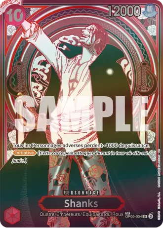 Shanks (OP09-004) (Alternative Art + Silver) — Successeurs (OP13)