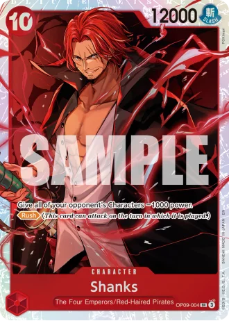 Shanks (OP09-004) (Reprint) — One Piece Card The Best Vol.2(PRB02)