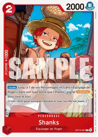 Shanks (OP12-007) — l'Héritage du Maître (OP12)